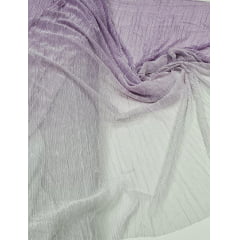 Lurex Plissado Degradê Lavanda - Largura 1,40 m x Comprimento 0,80 cm