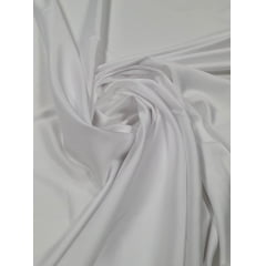 Crepe Amanda Liso Branco - Largura 1,50 n x Comprimento 3 m 