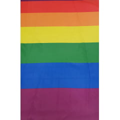 Bandeira Orgulho LGBT em Failete - Largura 1,50 m x 0,92 m de comprimento