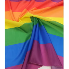 Bandeira Orgulho LGBT em Failete - Largura 1,50 m x 0,92 m de comprimento