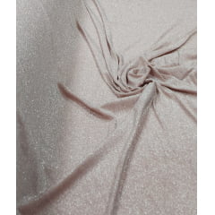 Lurex Premium Rosê Nude FINAL DE PEÇA  - Largura 1,70 m x Comprimento 0,90 cm