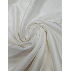 Viscose de fibra de bambu off white  - Largura 1,40 m x Comprimento 3 M