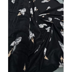 Soft Estampado Foguetes - Largura 1,65 m x Comprimento 0,90 cm