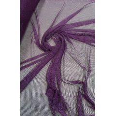 Tela Arrastão Fancy Com Lurex Uva - Largura 1,45 m x Comprimento 3 m 