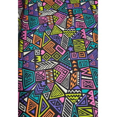 Gabardine Two Way Estampado África Digital Colorido - Largura 1,45 m x Comprimento 2,25 m