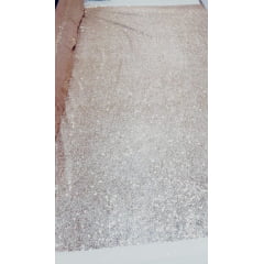 Tule com Glitter Rosê Gold Pesado   Largura 1,40 m x Comprimento 1,33 m 