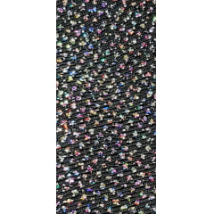 Lurex de Malha Galaxia Furtacor Preto  -Largura 1,70 m x Comprimento 3 m 