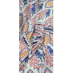 Layse Bordada Marrakech Azul Royal - Largura 1,30 m x Comprimento 2,50 m 