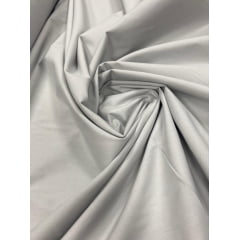 Percal Cinza Claro - 200 Fios COM SUJEIRA - Largura 2,50 m x Comprimento 1 M 