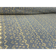 Layse Jeans Bordada BTJ 2 CLARO  - Largura 1,30 m x Comprimento 3 m 