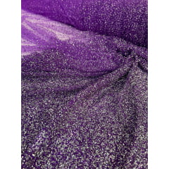 Tule Diamond Degrade Fucsia COM DEFEITO - Largura 1,40 m x Comprimento 2 m 