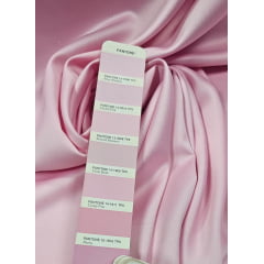 Crepe Amanda Liso Rosa Bebê  COM MANCHA - Largura 1,50 m x Comprimento 2 m 
