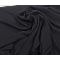 Mousseline preto russo - Largura 1,50 m x Comprimento 1 m 