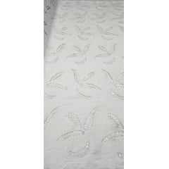 Layse Richelieu Branca N23 - Largura 1,30 m x Comprimento 1,50 m 
