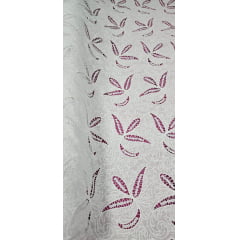 Layse Richelieu Branca N23 - Largura 1,30 m x Comprimento 1,50 m 