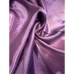 Cetim Charmeusse Liso Roxo - Largura 1,47 m x Comprimento 0,85 cm