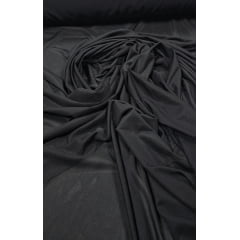 Malha Helanquinha Extra Fina Preto - Largura 1,50 m x Comprimento 1,50 m 