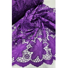 Layse Richelieu Prime Roxo Modelo 356 - Largura 1,30 m x Comprimento 1,90 m 