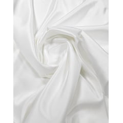 Cetim Bucol Bride Liso Off White COM  SUJEIRA - Largura 1,47 m x Comprimento 1 m 