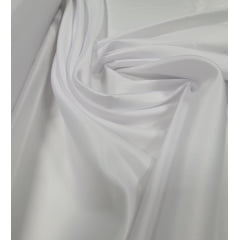Cetim Bucol Bride Liso Branco AMASSADO E COM SUJEIRA  - Largura 1,50 m x Comprimento 1 m 