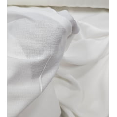Crepe Misto Off White COM SUJEIRA - Largura 1,40 m x Comprimento 2 m 