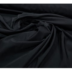 Microfibra Lisa Pesada de Poliamida Preto - Largura 1,50 m x Comprimento 3,50 m 