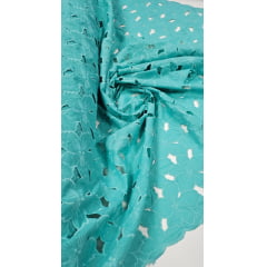 Layse Richelieu Tiffany  Flores I18   - Largura 130 m x Comprimento 0,60 cm