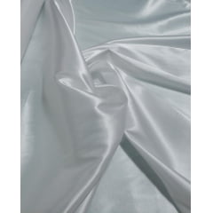 Cetim Charmeusse c/ Lycra Liso Branco AMASSADO - Largura 1,47 m x Comprimento 1 m 