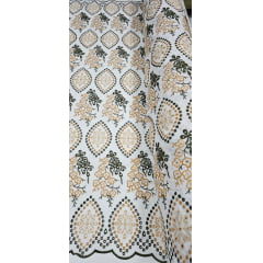 Layse Bordada Marrakech Verde Oliva - Largura 1,30 m x Comprimento 1,55 m 