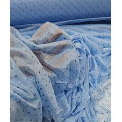 Lurex Glitz Azul Serenity - Largura 1,60 m x Comprimento 1 m