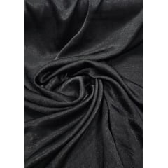 Seda Lisa Gloss Satin Exclusive Preta - Largura 1,50 m x Comprimento 1 m 