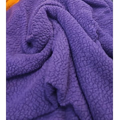 Pelúcia sherpa Pettenati roxo - Largura 1,90 m x Comprimento 2 m 