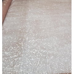 Tule com Glitter Rosê Gold Leve    - Largura 1,40 m x Comprimento 2,70 m