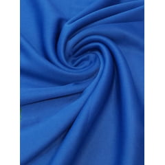 Malha Helanca Lisa Azul Royal - Largura 1,80 m x Comprimento 3 m 
