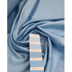 Crepe Amanda Liso Azul Claro  COM SUJEIRA- Comprimento 4,40 m x Largura 1,50 m  