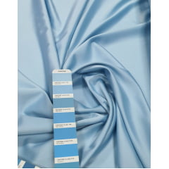Crepe Amanda Liso Azul Bebê COM SUJEIRA - Comprimento 1 m x Largura 1,50 m 