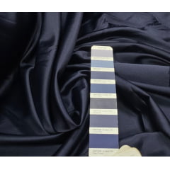 Crepe Amanda Liso Azul Marinho Noite - Comprimento 2,60 m x Largura 1,50 m 