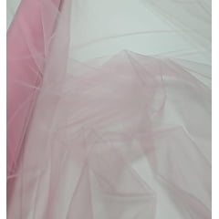 Tule 2º Pele Iluzione Rosa Médio - Comprimento 10 m x Largura 1,47 m 