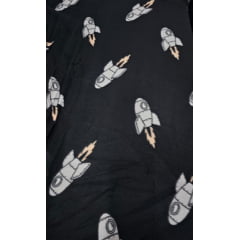 Soft Estampado Foguetes - Largura 1,65 m x Comprimento 5,30 m