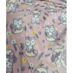 Soft Estampado Raposinhas - Comprimento 2,50 m x Largura 1,65 m