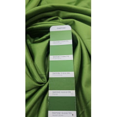 Crepe Amanda Liso Verde Oliva Claro - Comprimento 4,50 m x Largura1,50 m  