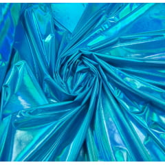Vinil Furtacor Azul Turquesa com Elastano - Comprimento 2 m x Largura 1,47 m 