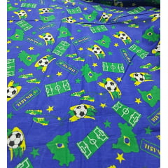 Chitão Estampado Bandeira do Brasil 02 COM RASGO - Comprimento 1 m x Largura 1,40 m 
