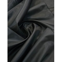 Bemberg Liso Preto COM DEFEITO NA COSTURA - Comprimento 4 m x Largura 1,47 m 