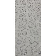 Tule Bordado Europa Luna Prata - Comprimento 1,50 m x Largura 1,30 m 