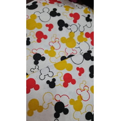 Tricoline face mickey - Largura 1,50 m  x Comprimento  0,50 cm