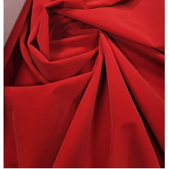 Veludo Sintético Vermelho - Comprimento 1 m x Largura 1,38 m