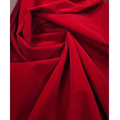 Veludo Sintético Vermelho - Comprimento 1 m x Largura 1,38 m