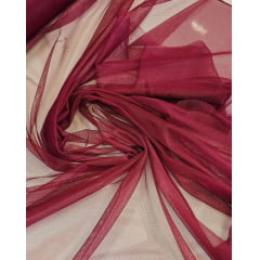 Tule Marsala com Elastano 1,60m de Largura - Comprimento 1 m x Largura 1,60 m 