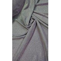 Malha Lurex Preto com Prata Modelo 22064 - Comprimento 3,50 m x Largura 1,40 m  